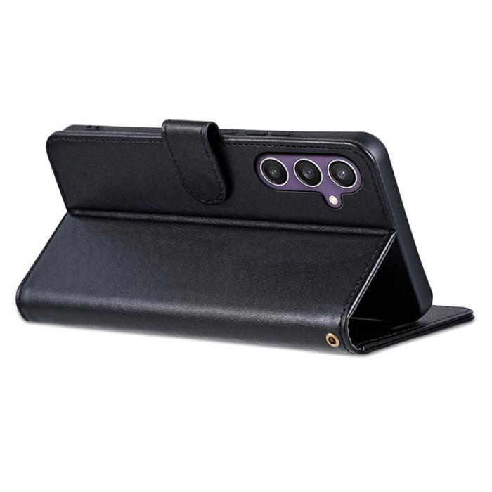 AZNS - AZNS Samsung Galaxy A55 5G Fodral Anti-Scratch PU Läder - Svart