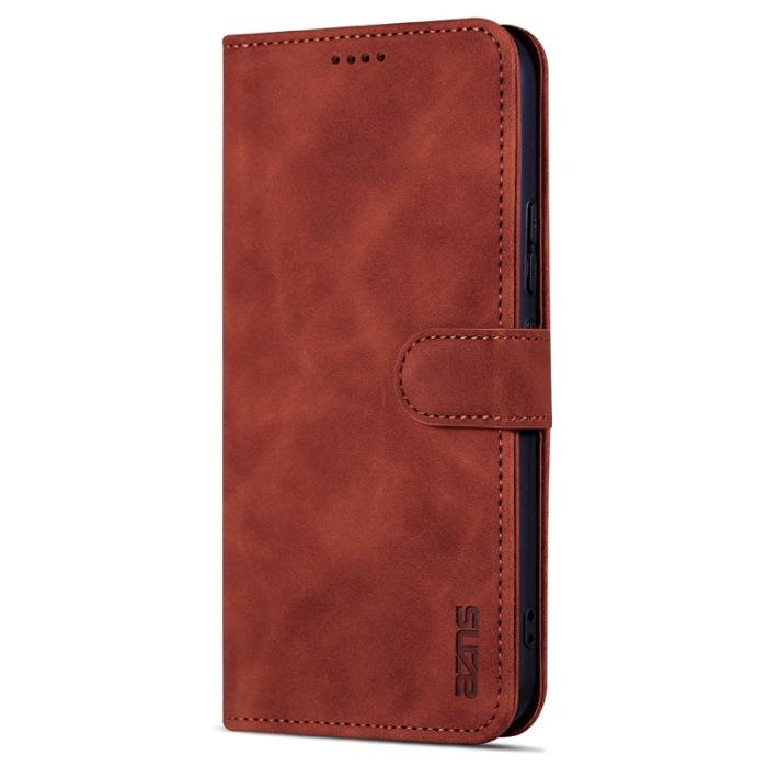 AZNS - AZNS Samsung Galaxy A55 5G Fodral i Äkta Läder - Brun