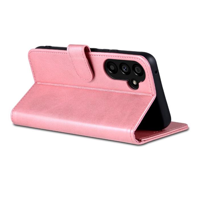 AZNS - AZNS Samsung Galaxy A55 5G Fodral i Äkta Läder - Roséguld