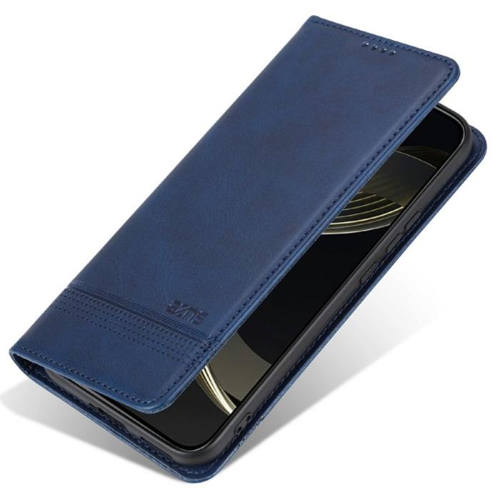 AZNS - AZNS Samsung Galaxy A56 5G Fodral Äkta läder - Blå