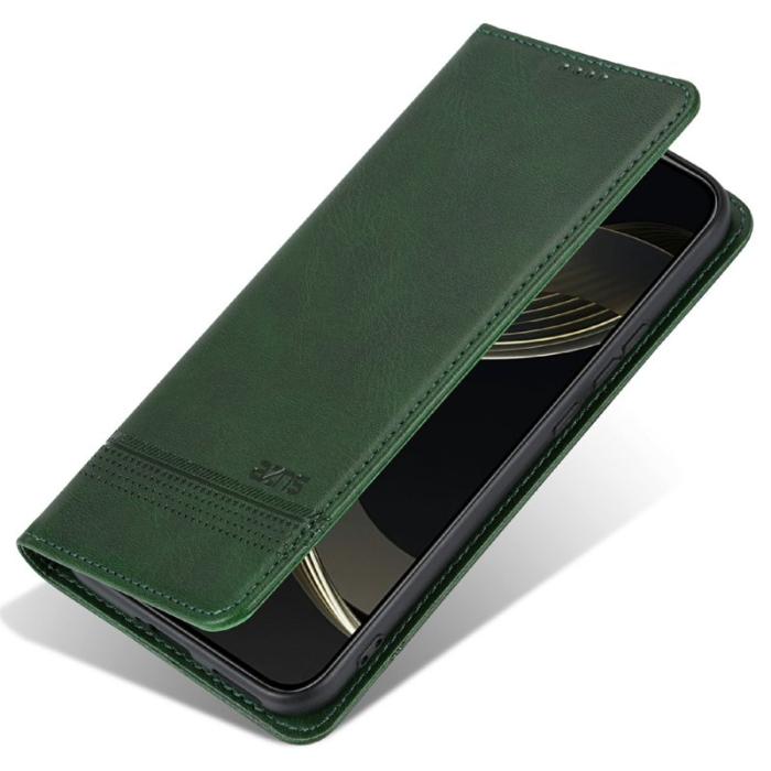 AZNS - AZNS Samsung Galaxy A56 5G Fodral Äkta läder - Grön