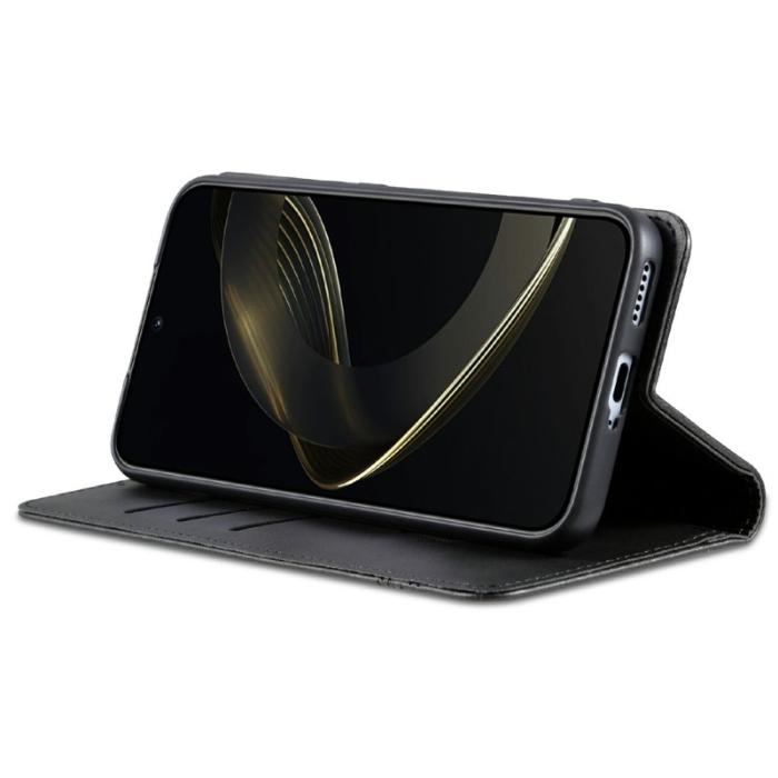 AZNS - AZNS Samsung Galaxy A56 5G Fodral Äkta läder - Svart