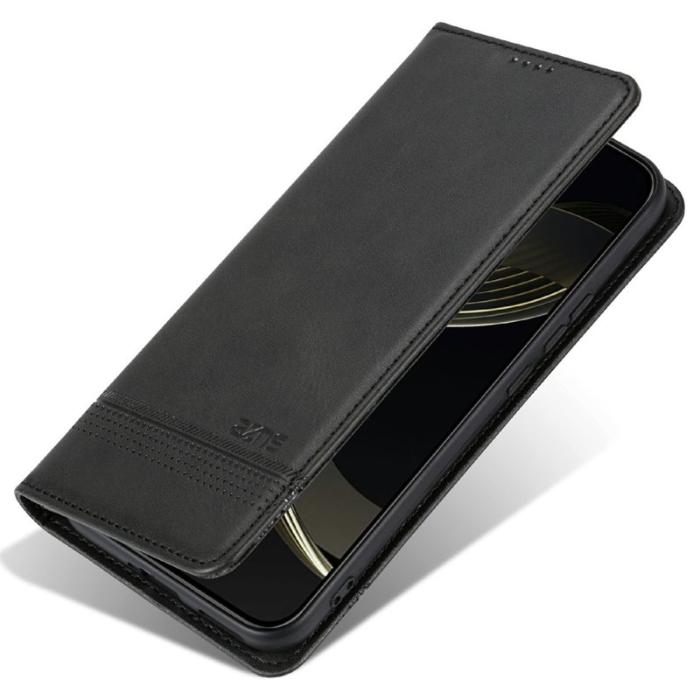 AZNS - AZNS Samsung Galaxy A56 5G Fodral Äkta läder - Svart