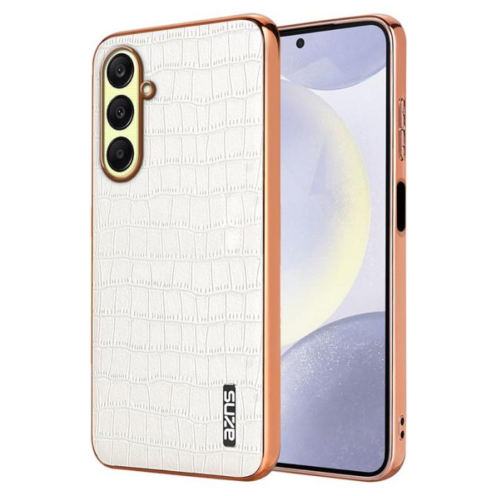 AZNS - AZNS Samsung Galaxy A56 5G Fodral Electroplating PU + TPU - Vit