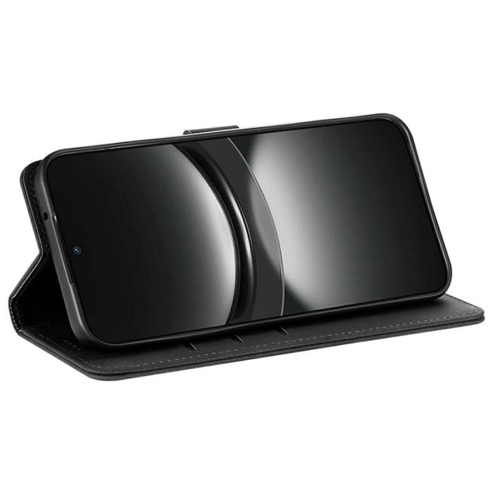 AZNS - AZNS Samsung Galaxy A56 5G Fodral PU Läder Plånboksfodral - Svart