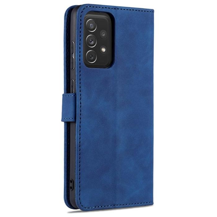 AZNS - AZNS Samsung Galaxy A72 Fodral i PU-läder - Blå