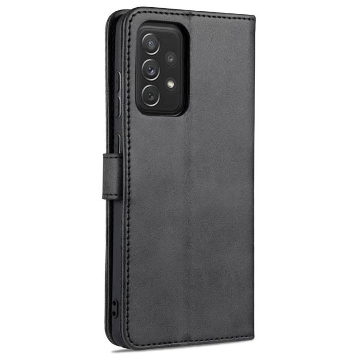 AZNS - AZNS Samsung Galaxy A72 Fodral i PU-läder - Svart