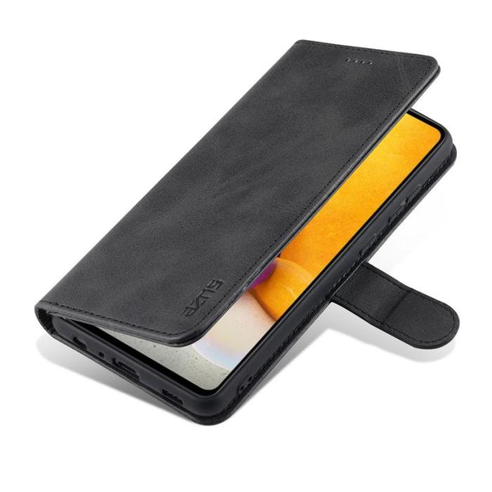 AZNS - AZNS Samsung Galaxy A72 Fodral i PU-läder - Svart
