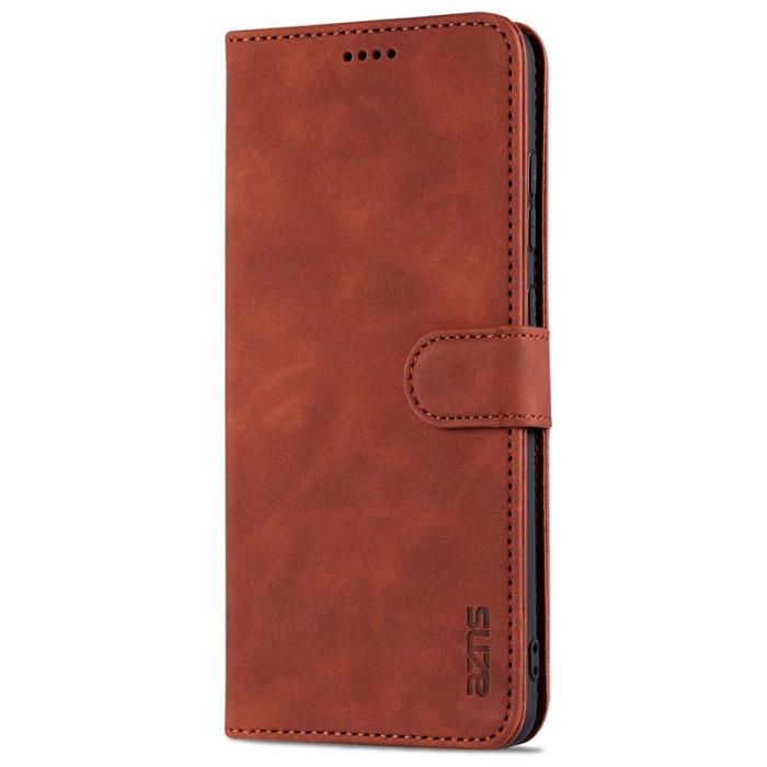 AZNS - AZNS Samsung Galaxy A72 Fodral PU-läder - Brun