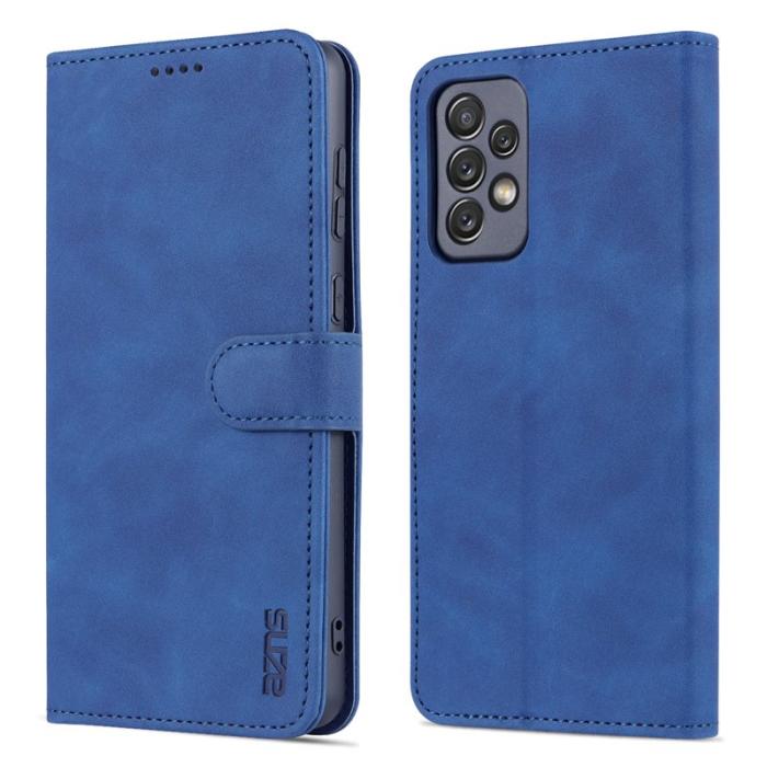 AZNS - AZNS Samsung Galaxy A73 5G Fodral PU-läder - Blå