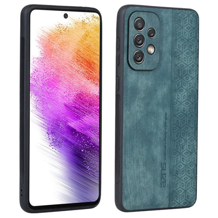 AZNS - AZNS Samsung Galaxy A73 5G Fodral PU Läder - Grön