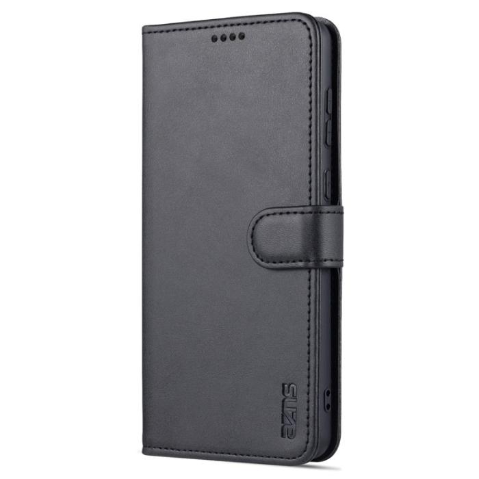 AZNS - AZNS Samsung Galaxy A73 5G Fodral - PU Läder - Svart