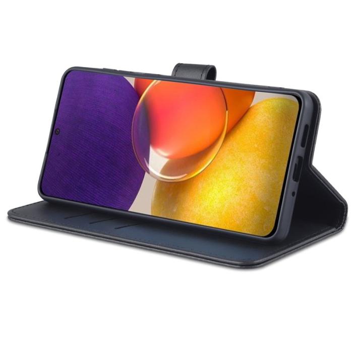 AZNS - AZNS Samsung Galaxy A73 5G Fodral - PU Läder - Svart