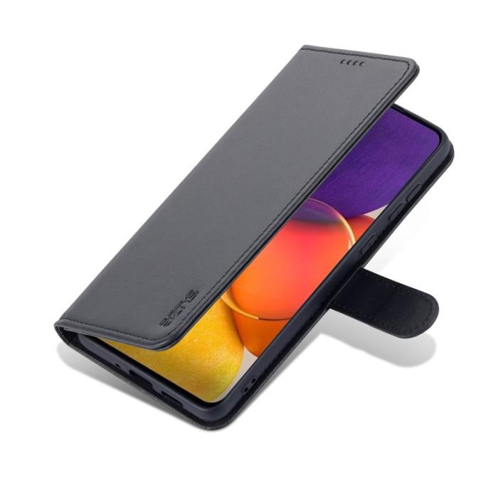 AZNS - AZNS Samsung Galaxy A73 5G Fodral - PU Läder - Svart