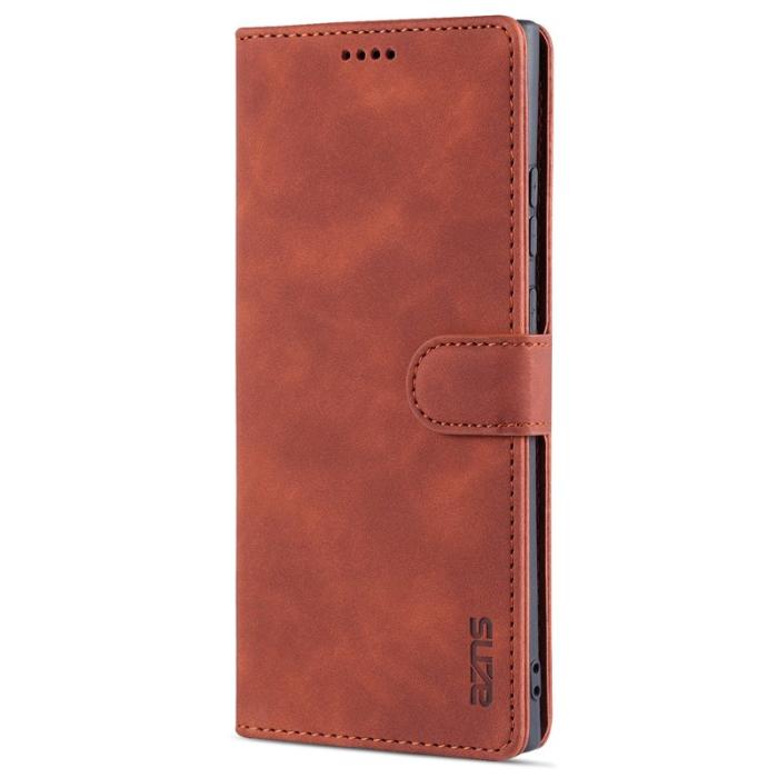 AZNS - AZNS Samsung Galaxy Note20 Ultra Skal Äkta läder - Brun