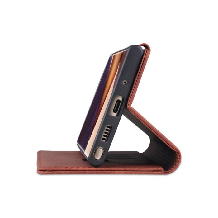 AZNS - AZNS Samsung Galaxy Note20 Ultra Skal Äkta läder - Brun