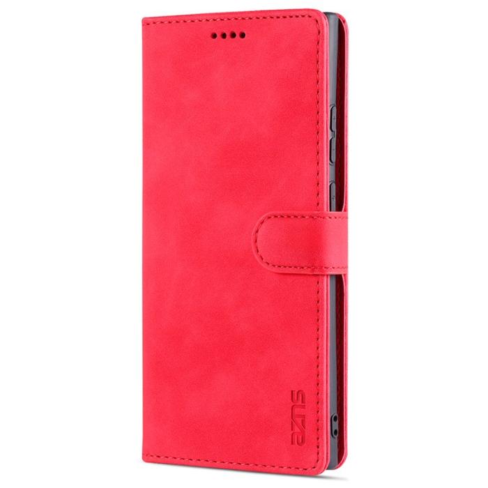 AZNS - AZNS Samsung Galaxy Note20 Ultra Skal Äkta läder - Röd