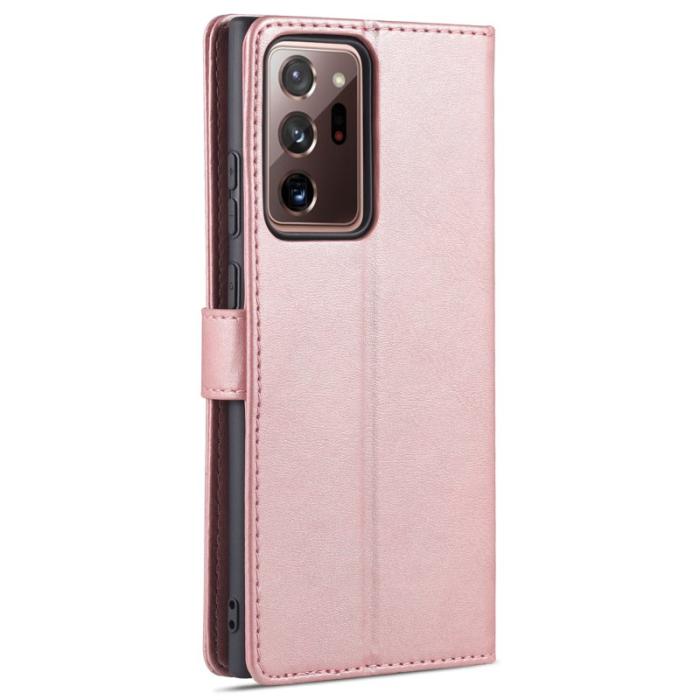 AZNS - AZNS Samsung Galaxy Note20 Ultra Skal Äkta läder - Roséguld
