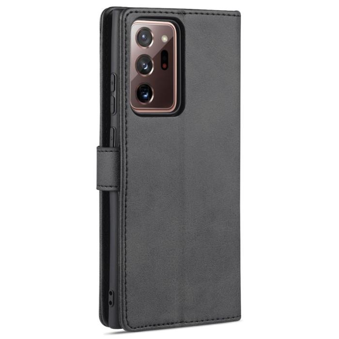 AZNS - AZNS Samsung Galaxy Note20 Ultra Skal Äkta läder - Svart