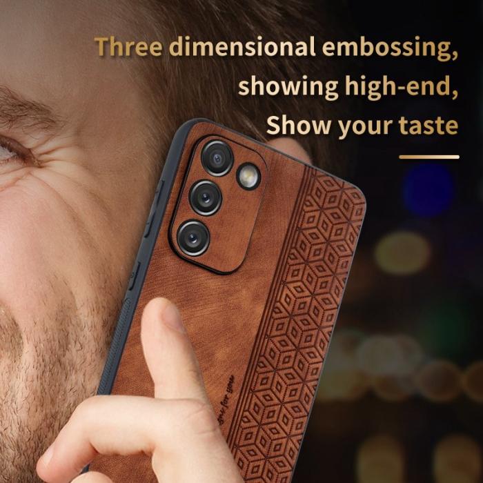 AZNS - AZNS Samsung Galaxy S20 FE Fodral Äkta läder - Blå