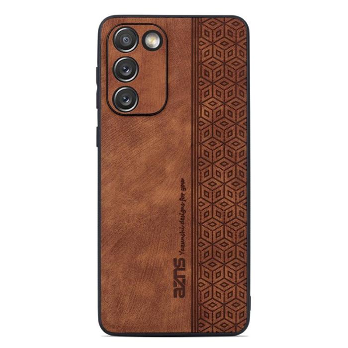 AZNS - AZNS Samsung Galaxy S20 FE Fodral Äkta läder - Brun