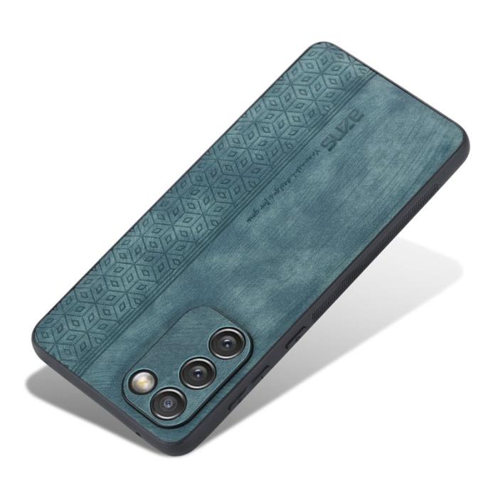 AZNS - AZNS Samsung Galaxy S20 FE Fodral Äkta läder - Grön