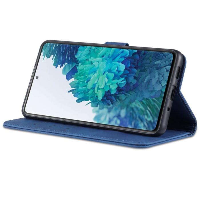 AZNS - AZNS Samsung Galaxy S20 FE Fodral i PU-läder - Blå