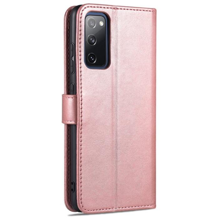 AZNS - AZNS Samsung Galaxy S20 FE Fodral i PU-läder - Rose Gold