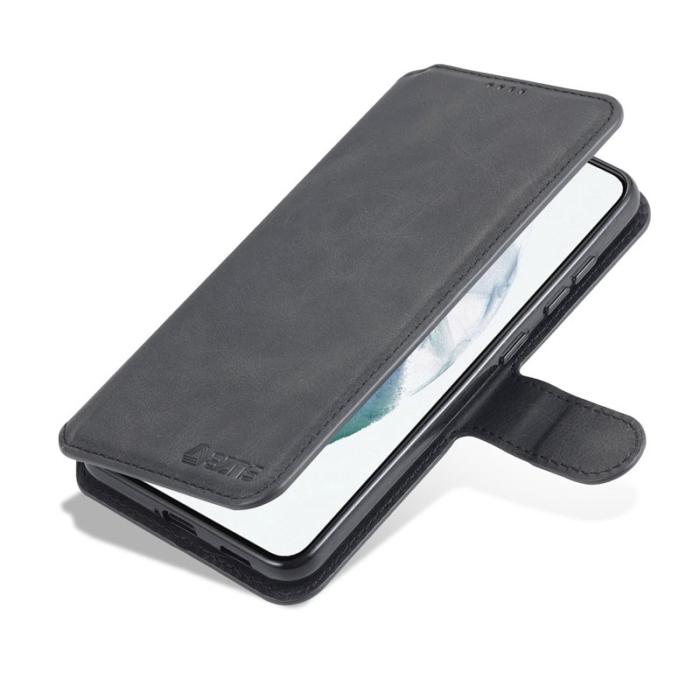 AZNS - AZNS Samsung Galaxy S21 FE Fodral i Äkta läder - Svart