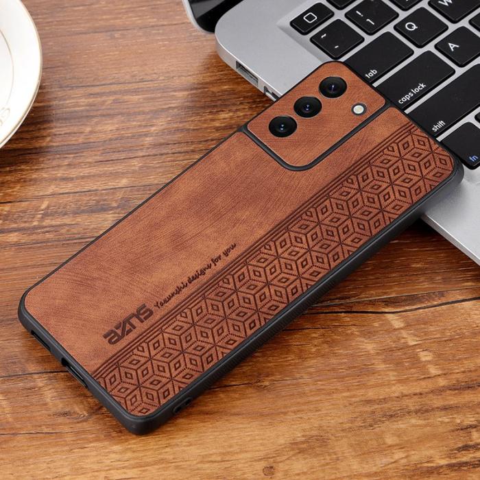 AZNS - AZNS Samsung Galaxy S21 Fodral Äkta läder - Brun
