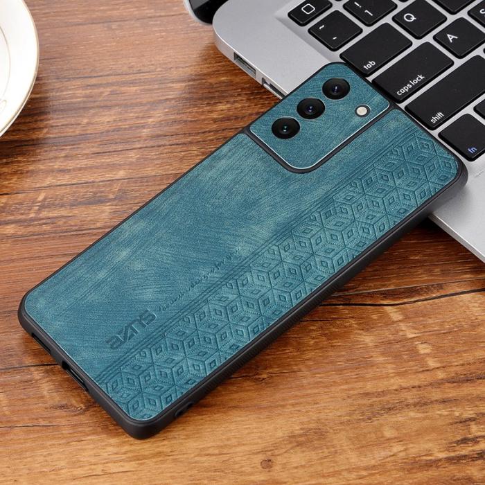 AZNS - AZNS Samsung Galaxy S21 Fodral Äkta läder - Grön