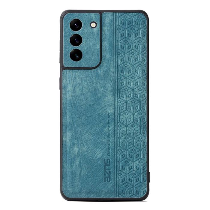 AZNS - AZNS Samsung Galaxy S21 Fodral Äkta läder - Grön