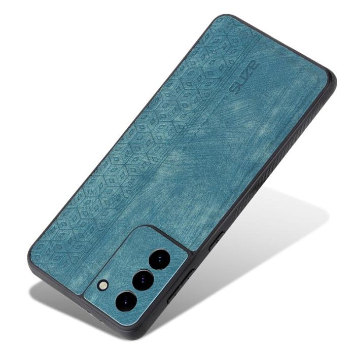 AZNS - AZNS Samsung Galaxy S21 Fodral Äkta läder - Grön