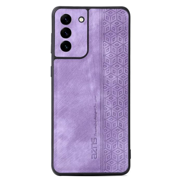 AZNS - AZNS Samsung Galaxy S21 Fodral Äkta läder - Lila