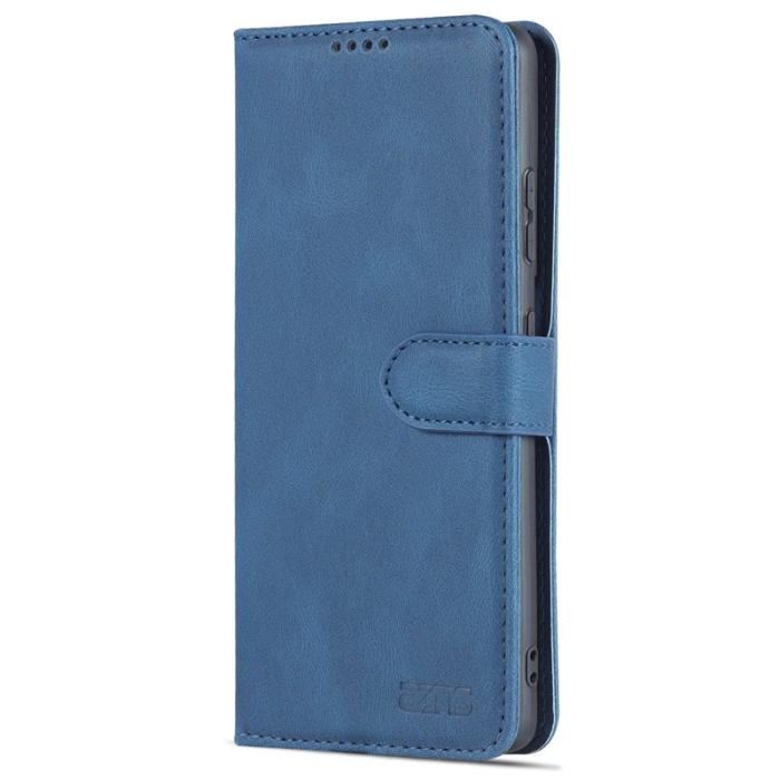 AZNS - AZNS Samsung Galaxy S21 Ultra Fodral - PU Läder - Blå