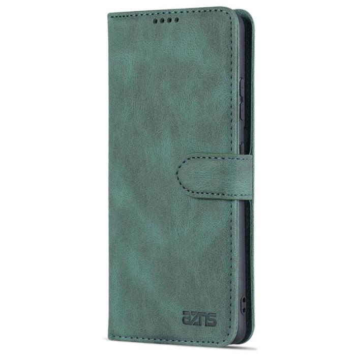 AZNS - AZNS Samsung Galaxy S21 Ultra Fodral - PU Läder - Grön