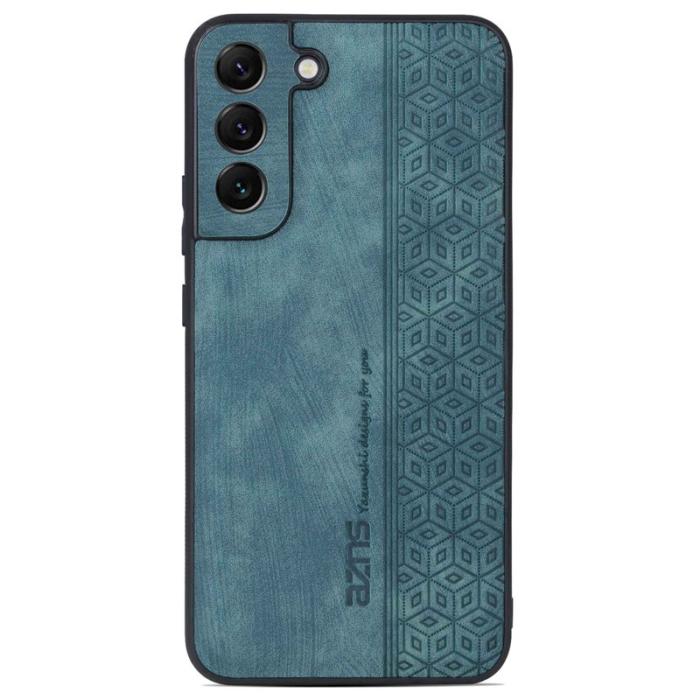 AZNS - AZNS Samsung Galaxy S22 5G Fodral i PU-läder - Grön