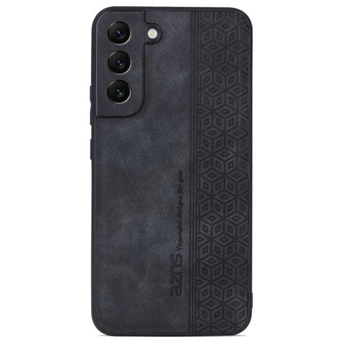 AZNS - AZNS Samsung Galaxy S22 5G Fodral - PU Läder + TPU - Svart