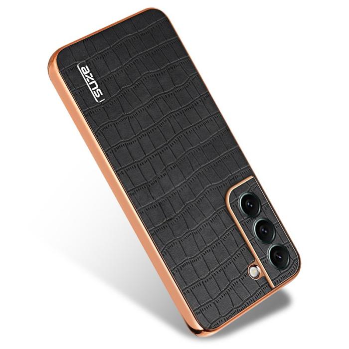 AZNS - AZNS Samsung Galaxy S22 5G Fodral PU+TPU Stöttåligt - Svart