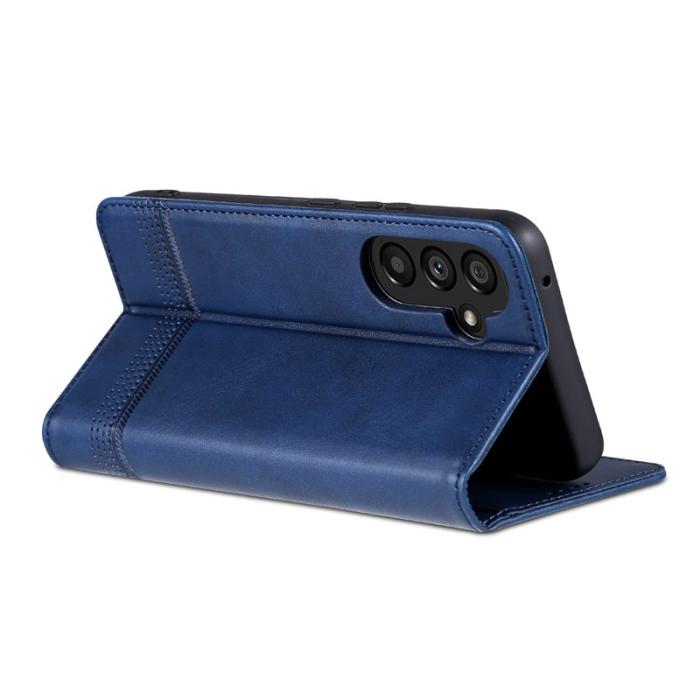 AZNS - AZNS Samsung Galaxy S23 FE Fodral Flip PU Läder - Blå