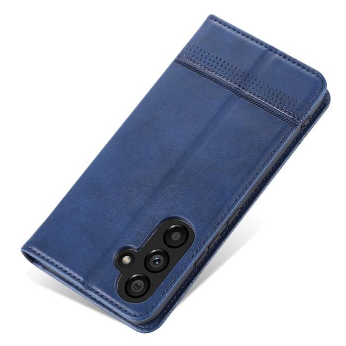 AZNS - AZNS Samsung Galaxy S23 FE Fodral Flip PU Läder - Blå