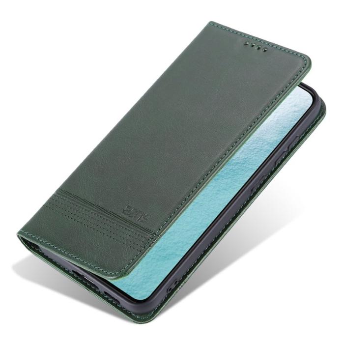 AZNS - AZNS Samsung Galaxy S23 Fodral Äkta läder - Grön