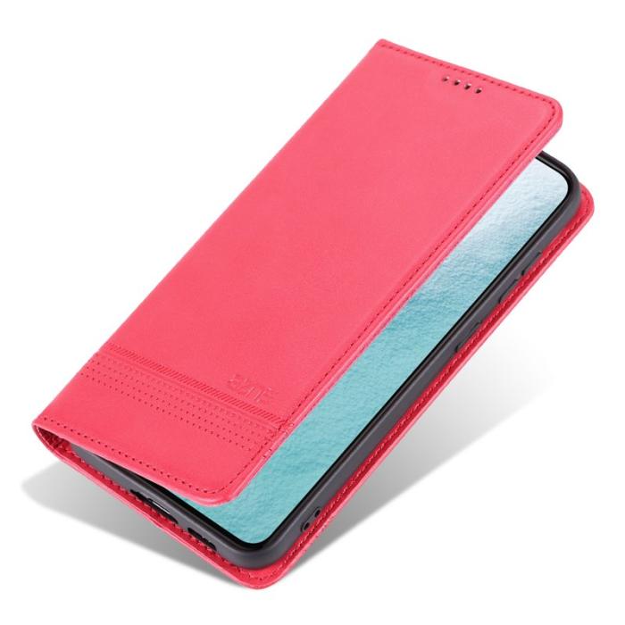 AZNS - AZNS Samsung Galaxy S23 Fodral Äkta läder - Röd