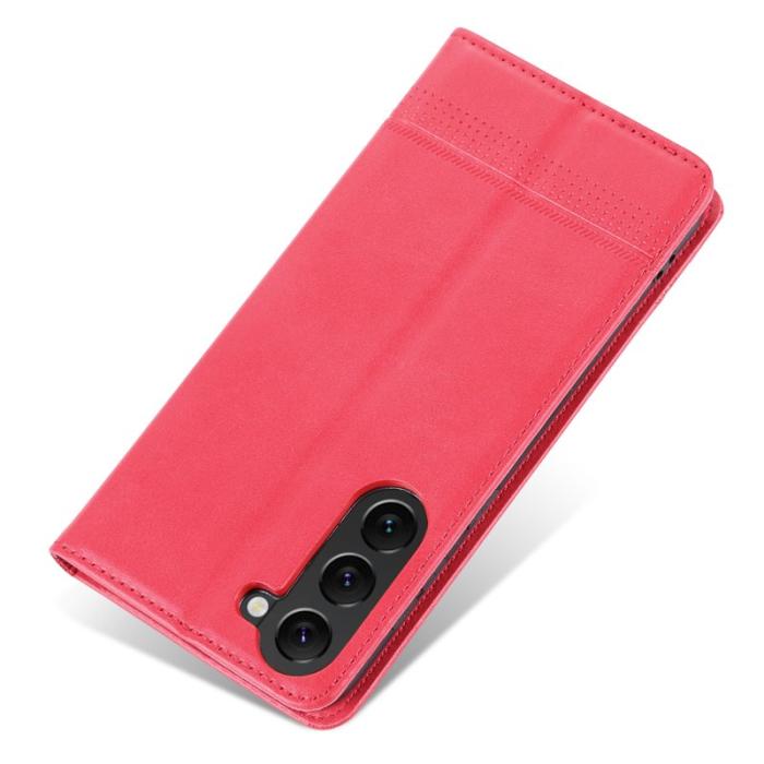 AZNS - AZNS Samsung Galaxy S23 Fodral Äkta läder - Röd