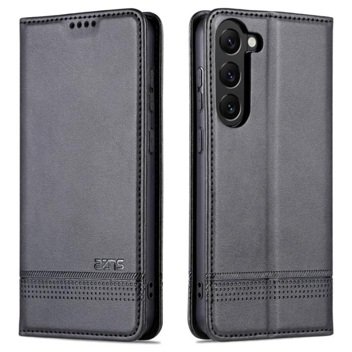 AZNS - AZNS Samsung Galaxy S23 Fodral Äkta läder - Svart