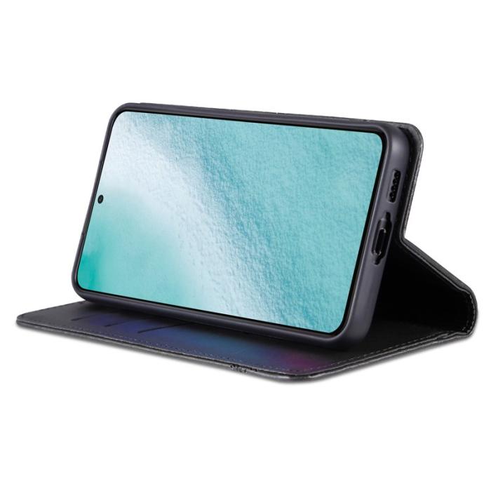 AZNS - AZNS Samsung Galaxy S23 Fodral Äkta läder - Svart