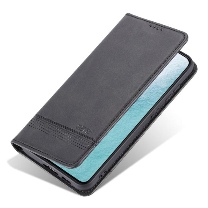 AZNS - AZNS Samsung Galaxy S23 Fodral Äkta läder - Svart