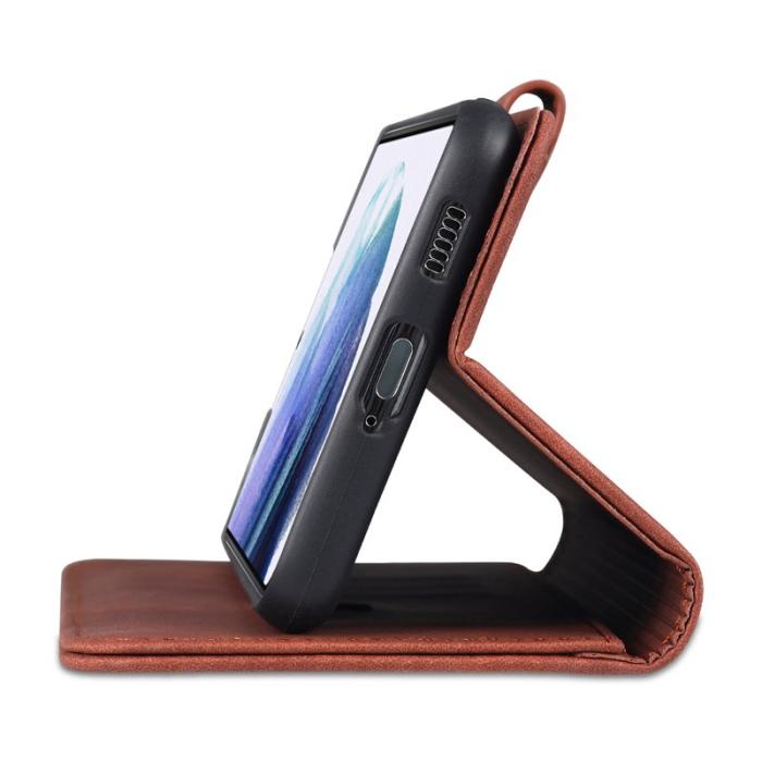 AZNS - AZNS Samsung Galaxy S23+ Fodral Anti-scratch PU Läder - Rose Gold