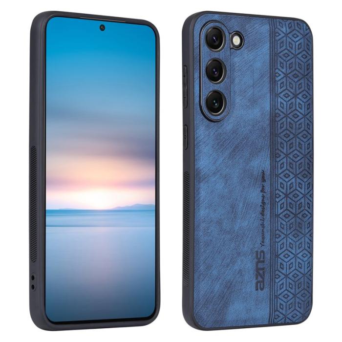 AZNS - AZNS Samsung Galaxy S23+ Fodral Anti-shock PU Läder - Blå