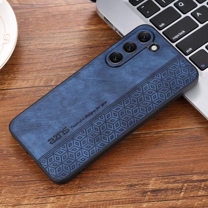 AZNS - AZNS Samsung Galaxy S23+ Fodral Anti-shock PU Läder - Blå